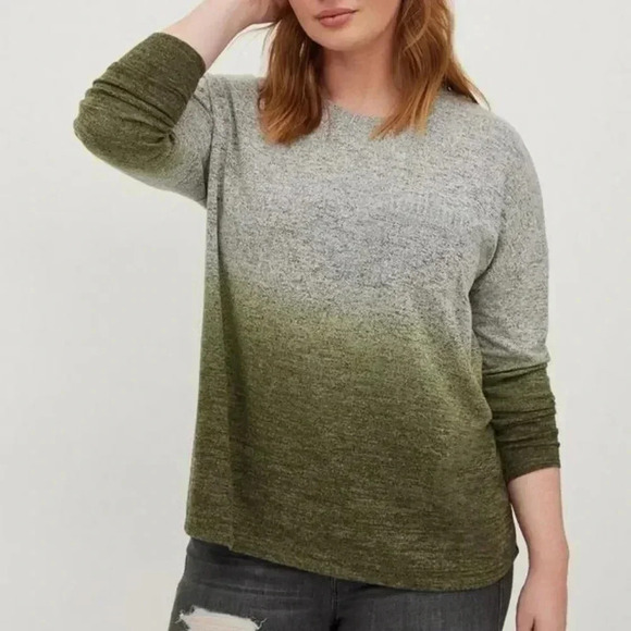 Torrid Super Soft Crew Neck Picket Top 00 - Picture 2 of 6